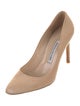 Manolo Blahnik Suede Pumps