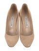 Manolo Blahnik Suede Pumps