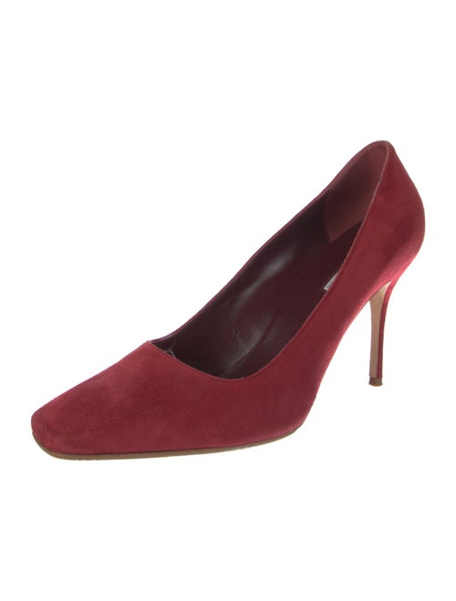 Manolo Blahnik Suede Pumps