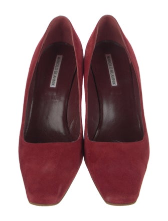 Manolo Blahnik Suede Pumps