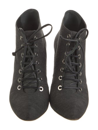Manolo Blahnik Lace-Up Boots