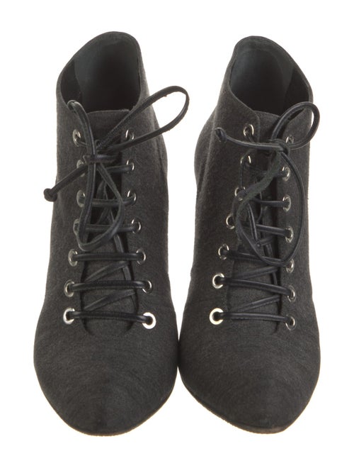 Manolo Blahnik Lace-Up Boots