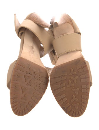 Manolo Blahnik Leather Slides