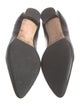 Manolo Blahnik Leather Crystal Embellishments Ballet Flats