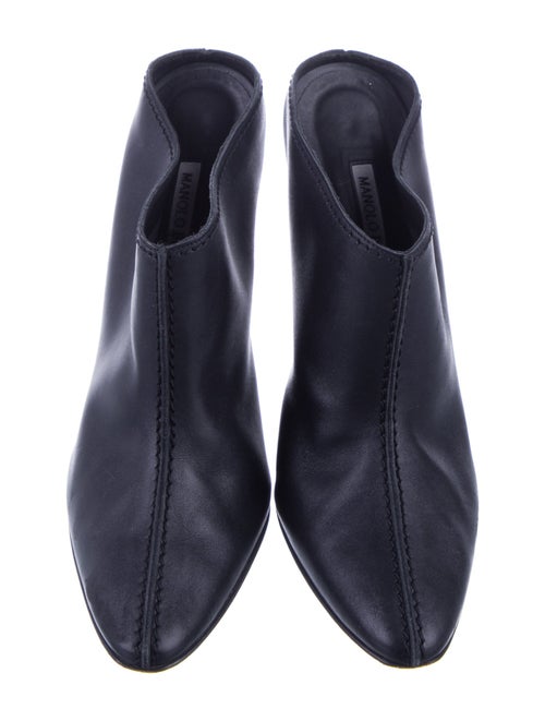 Manolo Blahnik Leather Mules