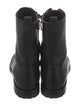 Manolo Blahnik Leather Combat Boots