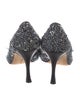 Manolo Blahnik Tweed Printed Pumps