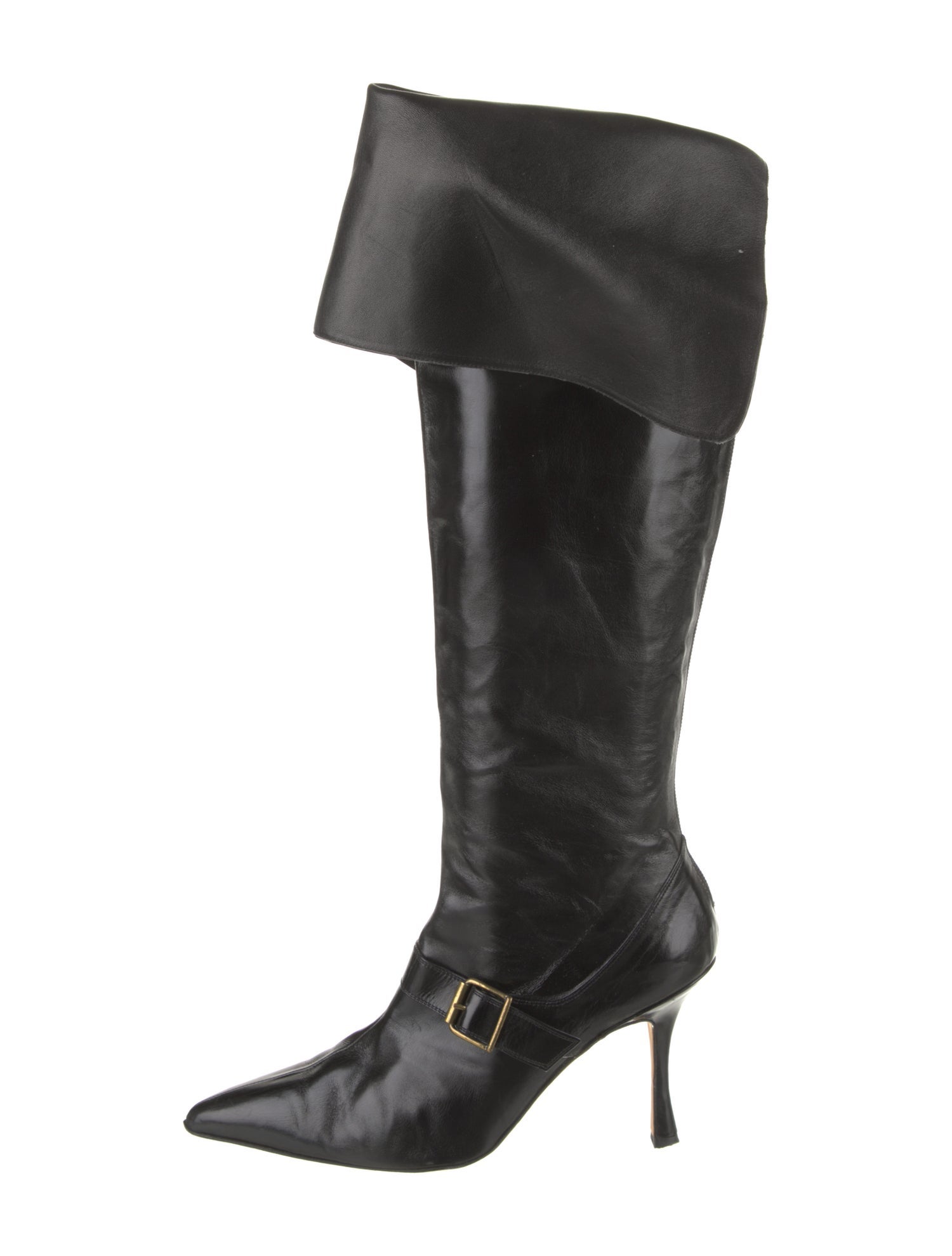 Manolo Blahnik Leather Boots