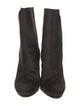 Manolo Blahnik Satin Crystal Embellishments Sock Boots