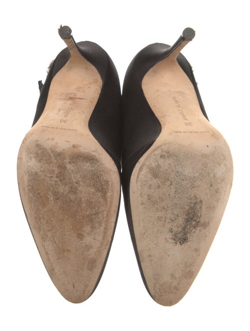 Manolo Blahnik Satin Crystal Embellishments Sock Boots