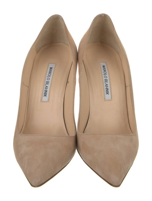 Manolo Blahnik Bb 105Mm Suede Suede Pumps