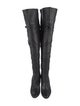 Manolo Blahnik Leather Slouch Boots
