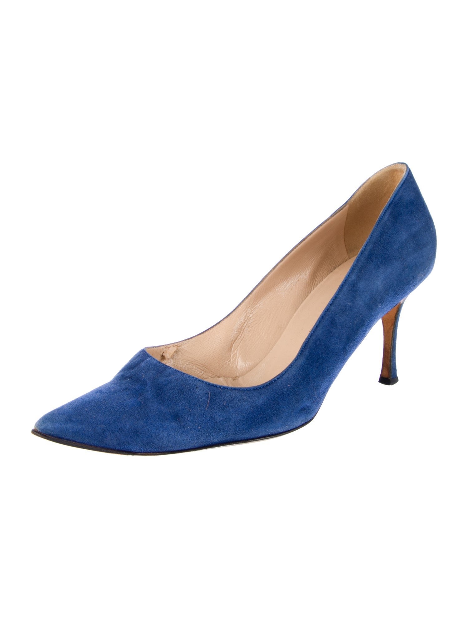 Manolo Blahnik Suede Pumps