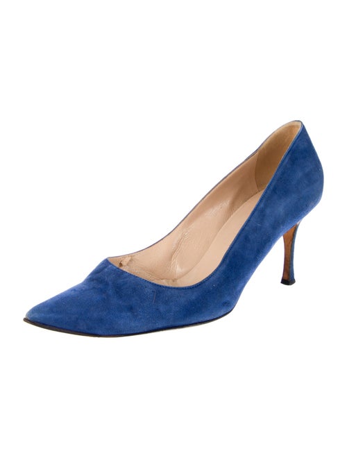 Manolo Blahnik Suede Pumps