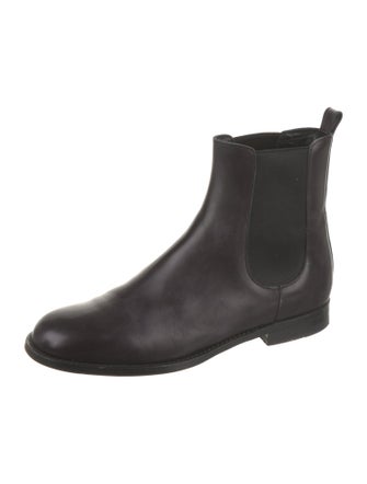 Manolo Blahnik Leather Chelsea Boots