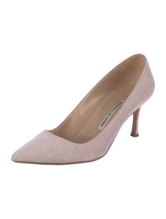 Manolo Blahnik Suede Pumps