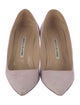 Manolo Blahnik Suede Pumps