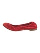 Manolo Blahnik Satin Ballet Flats