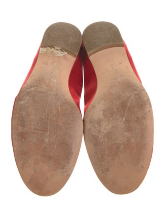Manolo Blahnik Satin Ballet Flats