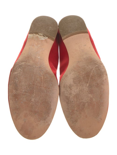 Manolo Blahnik Satin Ballet Flats