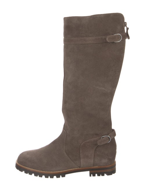 Manolo Blahnik Suede Riding Boots