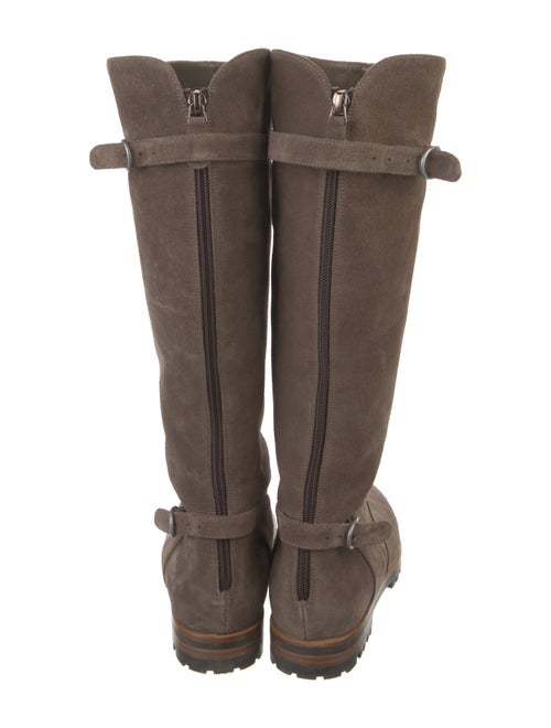 Manolo Blahnik Suede Riding Boots