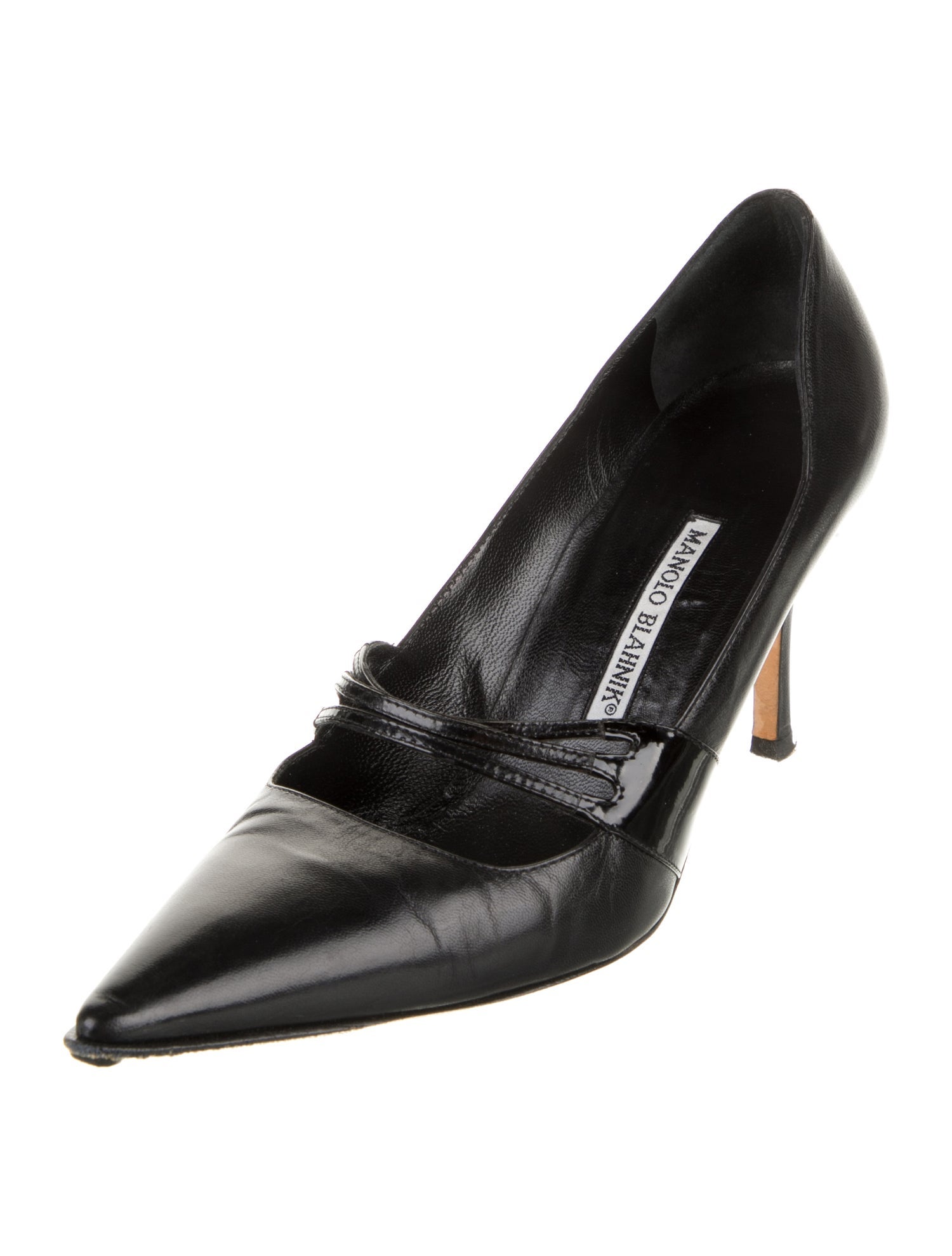 Manolo Blahnik Leather Pumps