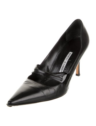 Manolo Blahnik Leather Pumps
