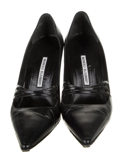 Manolo Blahnik Leather Pumps