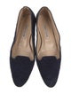 Manolo Blahnik Quilted Pattern Suede Flats