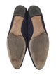 Manolo Blahnik Quilted Pattern Suede Flats