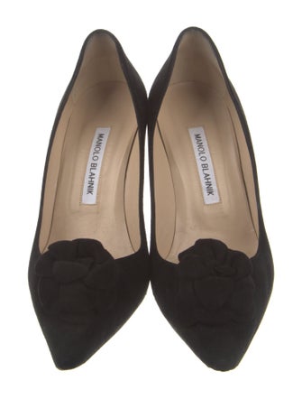 Manolo Blahnik Suede Pumps