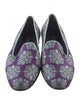 Manolo Blahnik Floral Print Loafers
