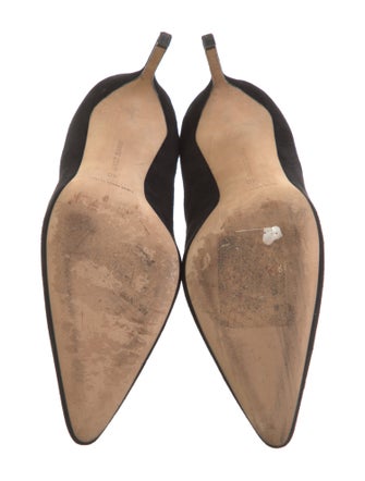 Manolo Blahnik Suede Mules