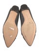 Manolo Blahnik Canvas Crystal Embellishments Flats