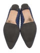 Manolo Blahnik Quilted Pattern Leather Flats