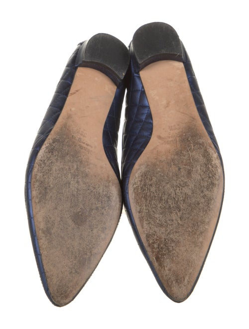 Manolo Blahnik Leather Flats