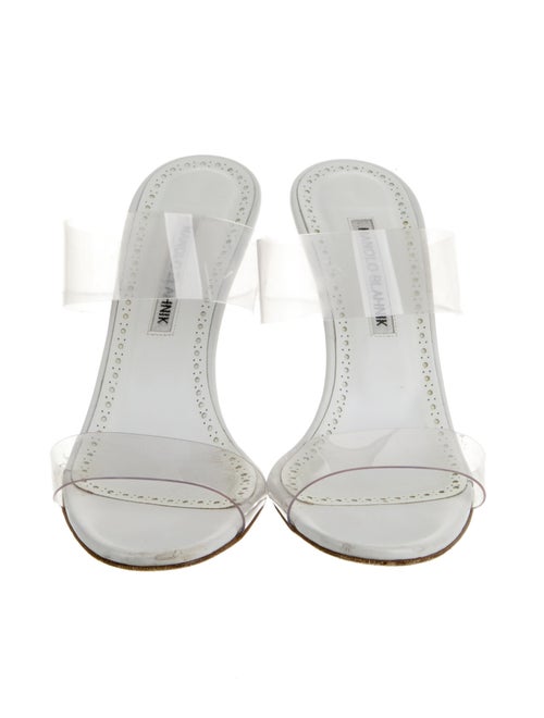 Manolo Blahnik PVC Slides