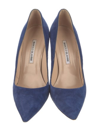 Manolo Blahnik Suede Pumps