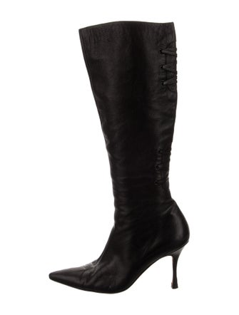 Manolo Blahnik Leather Boots