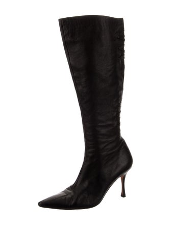 Manolo Blahnik Leather Boots