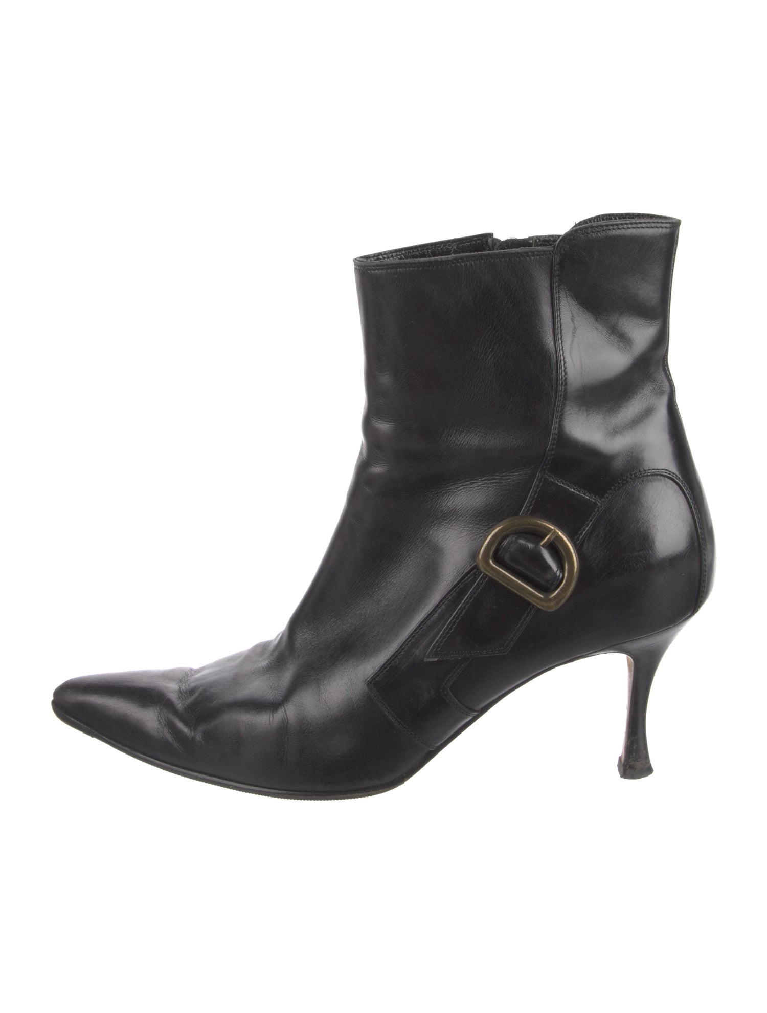 Manolo Blahnik Leather Boots