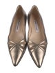 Manolo Blahnik Leather Ballet Flats