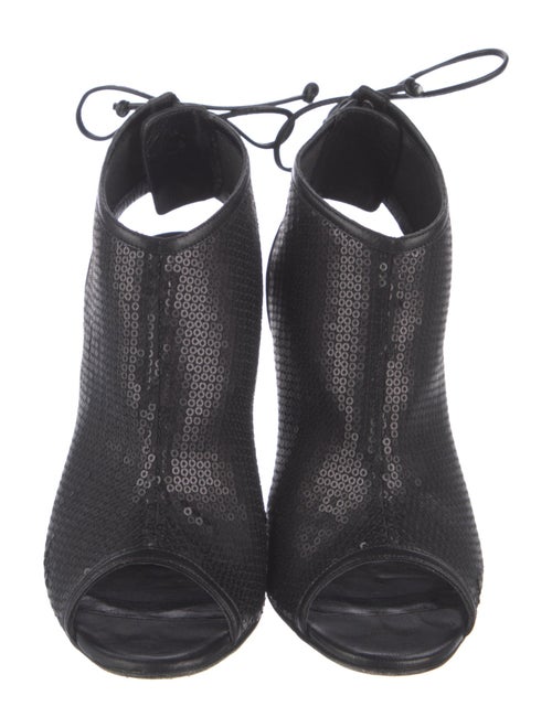 Manolo Blahnik Sequins Slingback Sandals