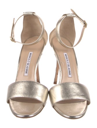 Manolo Blahnik Leather Sandals