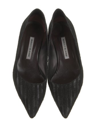 Manolo Blahnik Suede Pumps