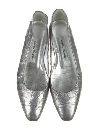 Manolo Blahnik Leather Flats