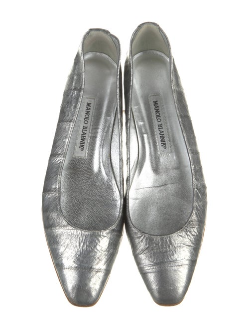 Manolo Blahnik Leather Flats