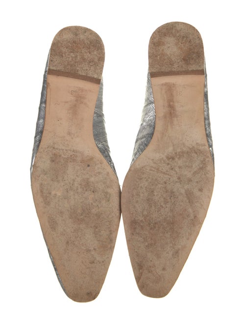 Manolo Blahnik Leather Flats