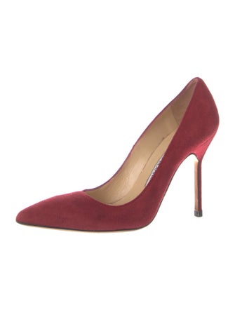 Manolo Blahnik Suede Pumps